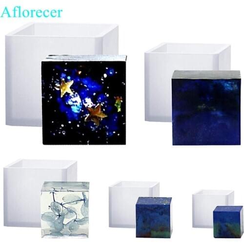 Silicone Candle Molds Cube Handmade Soap Molds DIY Resin Cube Molds Aroma Wax Candle molds