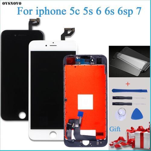 3D Touch LCD Replacement for iPhone7 6splus Screen Replacement Digitizer Assembly for iPhone 6 lcd display No Dead Pixel +Gifts