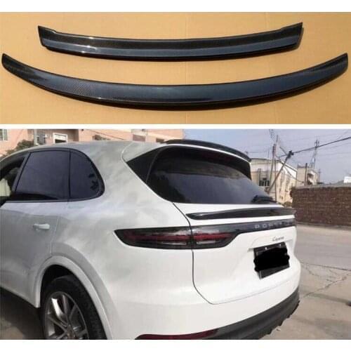 REAL CARBON FIBER REAR WING TRUNK LIP ROOF SPOILER FOR Porsche Cayenne 2018 2019 2020 2021