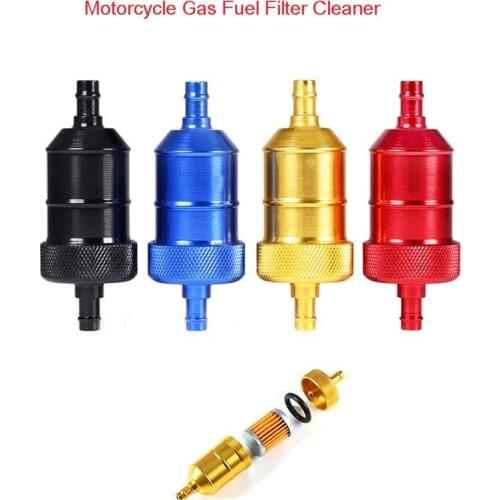Universal 8 MM Petrol Gas Fuel Filter Cleaner Car Motorcycle Quad Biker Car accessories