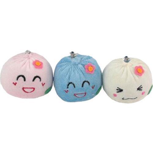 1pcs Dumplings Mix Colors Mini Plush Doll Toy 3-4CM String Pendant Toy DOLL Kids Little Gift Plush Toys J0038