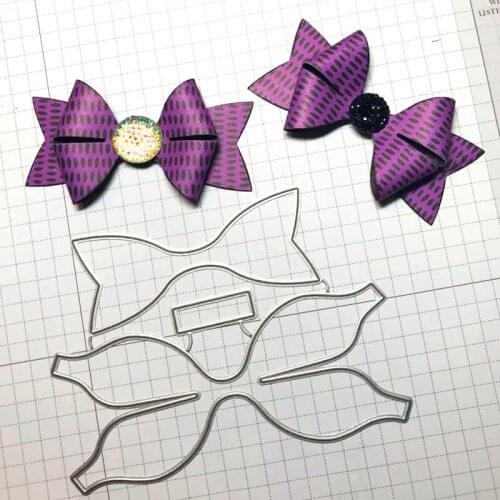 3D Bow Cut Dies For Card Making Metal Cutting Dies DIY Paper Craft Wedding Emboss Template Stencil Paper Photo Album Decor 2021