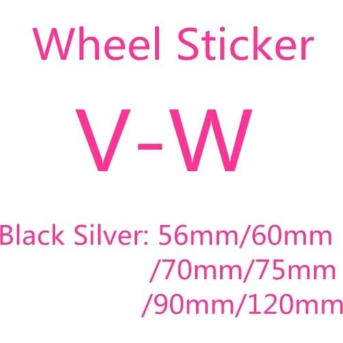 4X 14mm 56mm 60mm 65mm 70mm 75mm 80mm 90mm 120mm Black Car Wheel Center Cover Hub Cap Badge Emblem Sticker Styling
