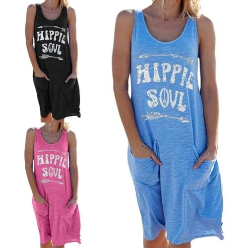 50% Hot Sales!!! Vest Dress O-Neck Elastic Cotton Blend Women O-neck Dress for Beach