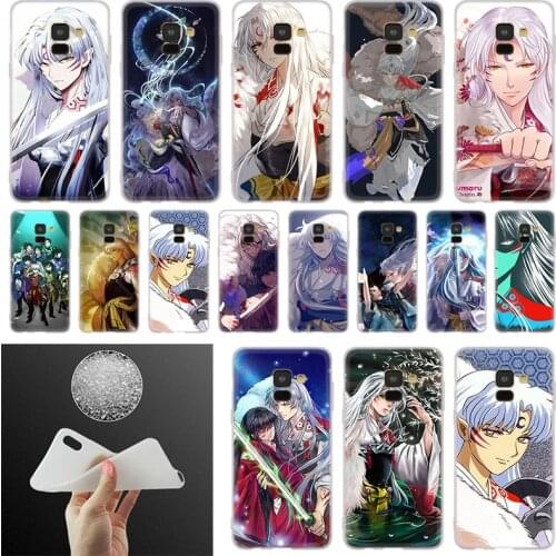 Phone Case For Samsung Galaxy A10 A20 A30 A40 A50 A51 A70 A6 A8 Plus A7 A9 2018 A3 A5 2017 Soft Cover Coque inuyasha art