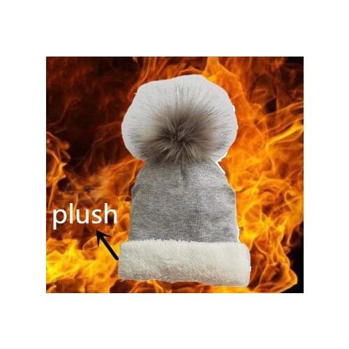 Baby winter hat kid cotton hats baby pom pom photo props newborn childrens kids hat boy accessories toddler girl cap bonnet