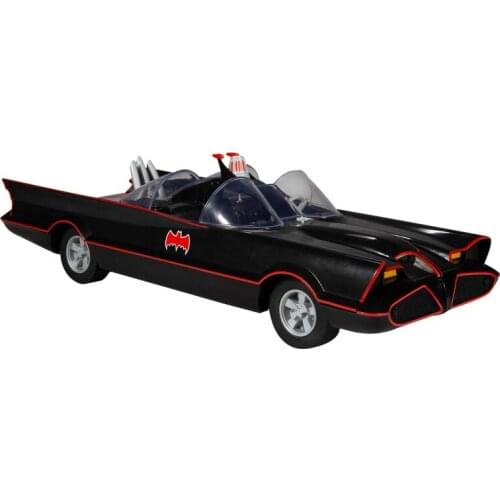 Original Mcfarlane Toys Dc Multiverse 1960 Batman Series Batmobile Action Figure Model Decoration Collection Toy Birthday Gift