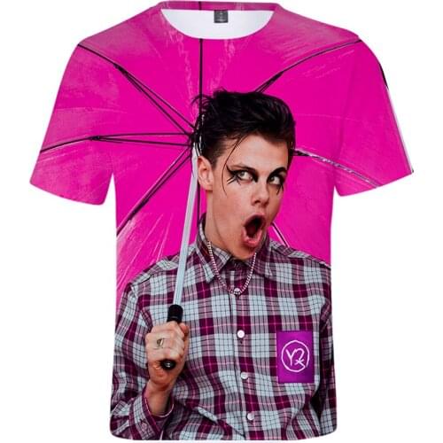 Singer Yungblud 3D Printed T Shirt New Unisex Casual Cool Style Fashion Popular Short Sleeve Streetwear Oversized Top Clothes