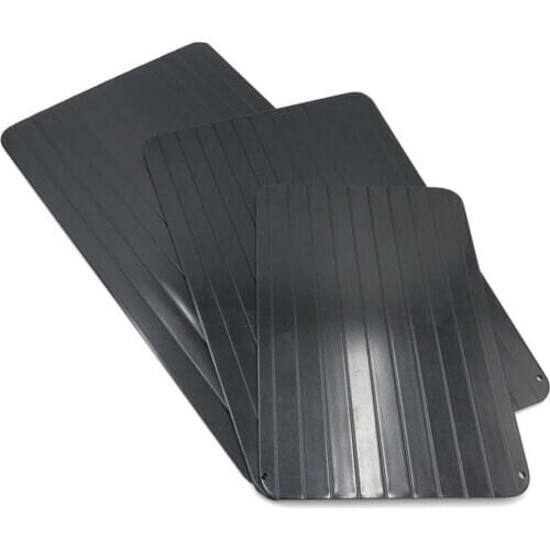 Fast Defrosting Tray Thawing Plate Thaw Frozen Food Meat Fruit Aluminum Quick Defrosting Plate Kitchen Thaw Defrost Tools