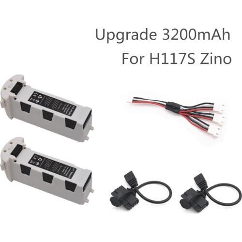 Upgrade 11.4V 3200mah Battery For Hubsan ZINO Battery H117S Drone Quadcopter Spare Parts 11.4V Lipo Battery Accessories For ZINO