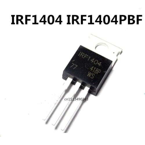 Original 5PCS/lot IRF1404 IRF1404PBF 162A/40V TO-220