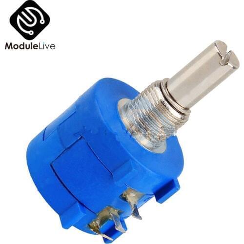 3590S-2-203L 20K Pot 10 Turn Ohm Rotary Wirewound Precision Potentiometer Variable Resistor