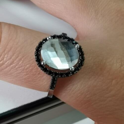 Luxury Gorgeous Women Jewelry Clear Zircon Rings for Wedding Engagement Party Ring Set Gifts Size 6 -10