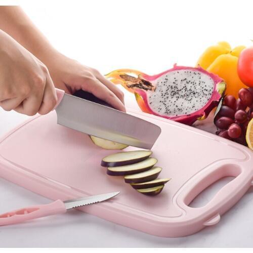 Folding Chopping Block Set 9 in 1 Portable Cutting Board Vegetable Drain Basket Fruit Sink Basin Potato Grater Kitchen Knife Set