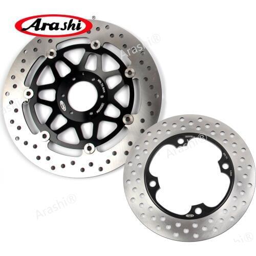 ARASHI Brake Disc For HONDA HORNET 250 1997 Motorcycle Front Rear Brake disk Rotor HORNET250