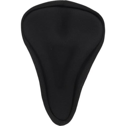 BIKE BICYCLE EXTRA COMFORT SOFT EVA foam SEAT SADDLE CUSHION COVER - BLACK