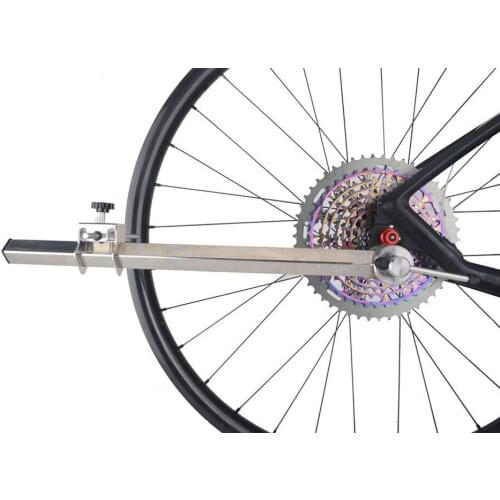 Cycling Bicycle Derailleur Hanger Alignment Gauge Bicycle Frame Rear Dropout Meter Bike Repair Maintain Tool Kit