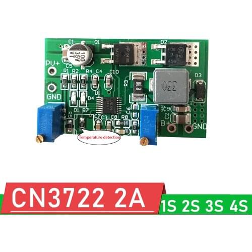 CN3722 2A Charging module MPPT Solar Panel Controller 1S 2S 3S 4S 12V lifepo4 Li-ion Lithium Battery Charge control