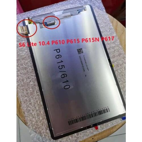 New 10.4" For Samsung Galaxy Tab S6 Lite 10.4 P610 P615 P615N P617 LCD Display Touch Screen Digitizer Assembly Replacement