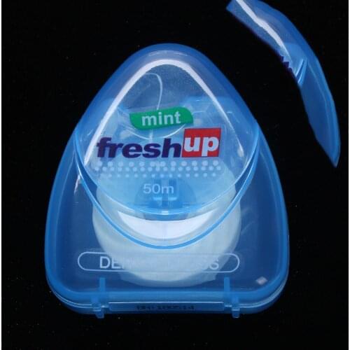 50M Micro Wax Peppermint flavor Dental Flosser Interdental Brush Teeth Stick Toothpicks Floss Pick Oral Hygiene Clean Wire