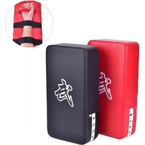 1 pcs Punching Bag Boxing Pad Sand Bag Fitness Taekwondo MMA Hand Kicking Pad PU Leather Training Gear Muay Thai Foot Target S