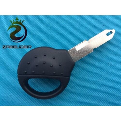 10Pcs/Lot Replacement Transponder Key Shell Case Blank Ignition Uncut Blade For Peugeot 206 No Chip Inside Car Accessories Parts