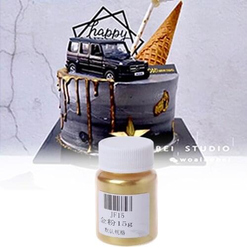 5/15g Edible Flash Glitter Golden Powder Decorating Food Cake Baking DIY Powder Cake Decorating Tools DIY Crafts