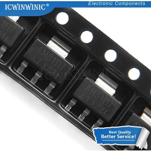 50piece AMS1117 series AMS1117-3.3V AMS1117-ADJ AMS1117-1.8V AMS1117-1.2V AMS1117-5.0V AMS1117-2.5V AMS1117-3.3 AMS1117-5.0