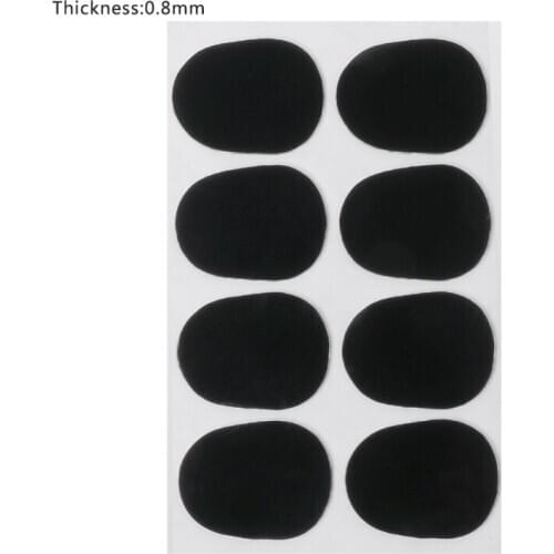 8pcs Treble/Alto/Tenor Sax Clarinet Mouthpiece Patches Pads Cushions 0.5mm 0.8mm