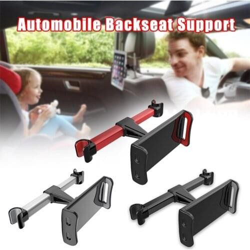 Car Back Seat Phone Tablet PC Holder For iPhone Samsung iPad 360 Degree Rotation 4"-11" Car Mount Headrest Bracket Stand Styling