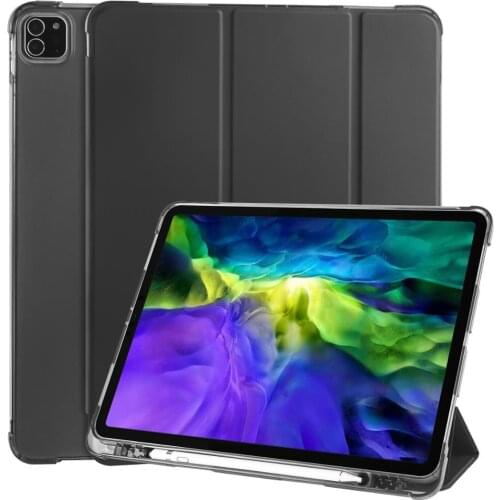 For iPad Pro 12 9 Case with Pencil Holder Shockproof Cover for iPad 12.9 Case 4th Stand Funda for iPad Pro 12 9 Case 2020 2018