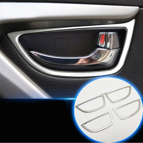 DNHFC car-styling Inner hand decoration Car Accessories For Hyundai Elantra 2012 2013 2014 2015 2016