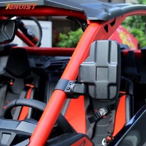 Hot Sale Practical 1.75/2 Inch White Grey Black Orange Rear Mirror For UTV ATV Offroad Universal