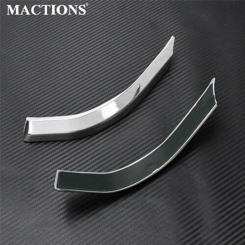 Motorcycle Saddlebag Light Accents Fairing Chrome Cover ABS Plastic For Honda GL1800 & F6B Models 2012 2013 2014 2015