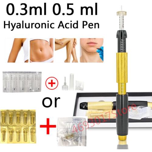 Hyaluronic Acid Filler Injection Vibrant Glamour Hyaluronic Acid pen High Pressure 3 level Choose Anti Wrinkle face Lip Lifting
