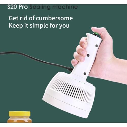 Small handheld electromagnetic induction aluminum foil sealing machine honey bottle plastic bottle aluminum film cap