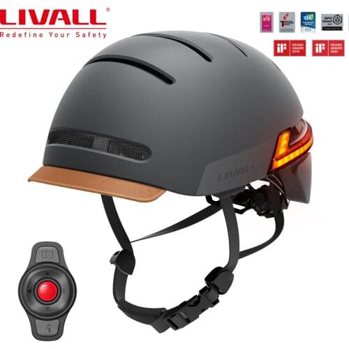 LIVALL&SMART4U NEW BH51M Smart Bike Helmet Bluetooth Bicycle Helmet with Auto Sensor LED Sides Built-in Mic Speakers SOS Alert
