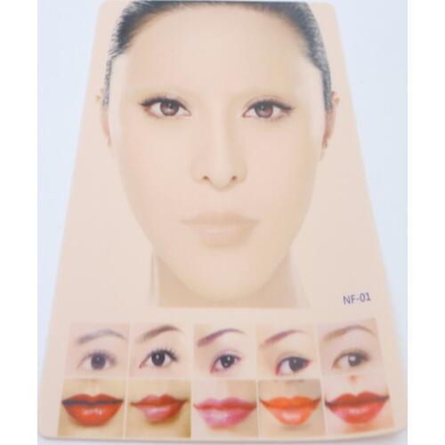 New arrival 3D practice skin double Professional Cosmetic Permanent Makeup fake practice skin tattoo beginner