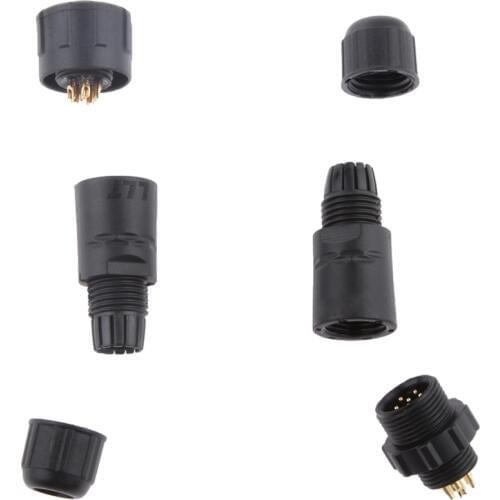 Automation Equipment 7.5mm 6 Pins Electrical Cable Adapter Connector Socket