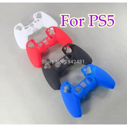 50pcs 4 Colors Anti-slip Silicone Cover Case For SONY Playstation 5 PS5 Controller Gamepad Game Accessories Joystick Case