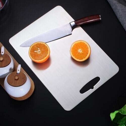304# stainless steel chopping board thickened double sided sanitary knife cutting board Chopping Blocks