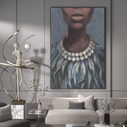 Northern Europe contracted modern retro American abstract character art poster porch mural sitting room decoration picture