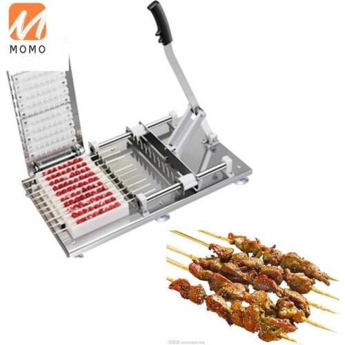Shish kebab skewer making machine kabab maker meat skewers machine
