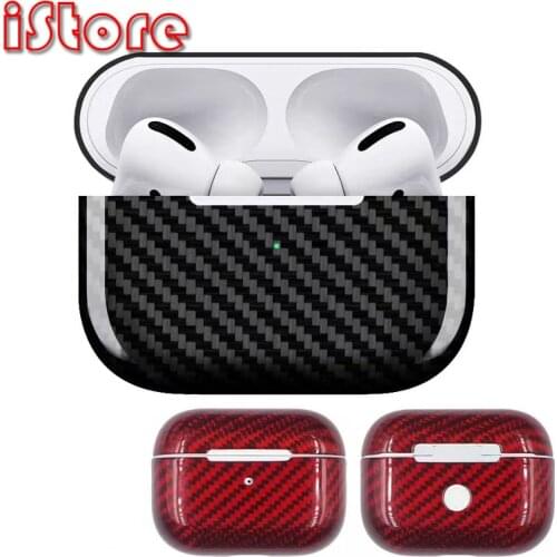 Carbon fiber protective cas For Apple AirPods pro Wireless Bluetooth Headset Charging Protective Case Carbon fiber material