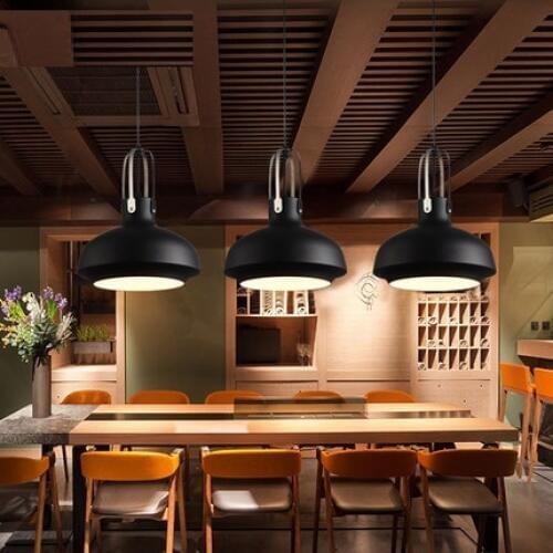Industrial Loft Style Iron Droplight Modern LED Pendant Light Fixtures For Dining Room Bar Simple Hanging Lamp Indoor Lighting