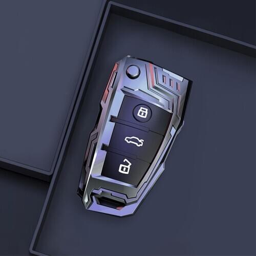 Hard Zinc Alloy Flip Car Remote Key Protect Cover Case Shell For Audi R8 A1 A3 A4 A5 A6 A7 A8 Q3 Q5 Q7 C5 C6 A4L A6L Car Styling