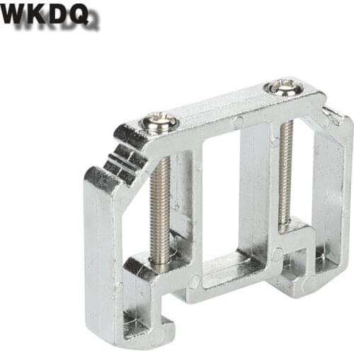 End Stop Aluminum E/AL 1Pc Din Rail Mounted Universal Terminal Blocks Electrical Connector Accessories E AL Clamp End Bracket