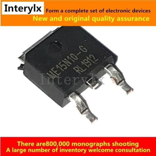 10PCS ME15N10-G ME15N10G ME15N10 TO-252 15A/100V N Channel Field Effect Tube