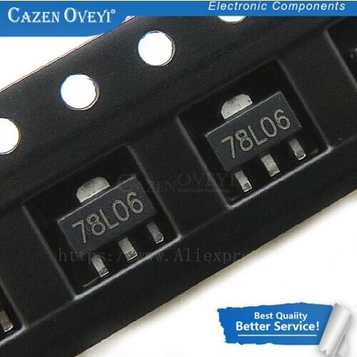 20pcs/lot 78L06 SOT-89 SMD new original In Stock