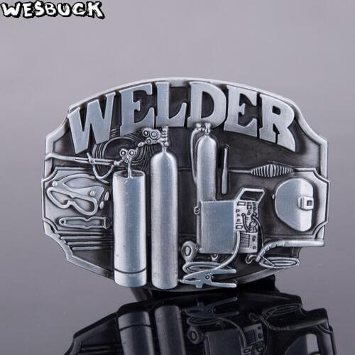 5 PCS MOQ WesBuck Brand Metal Belt Buckles for Man Unisex Western Buckles Cowgirls Buckle Causal Tool Isqueir Hebilla